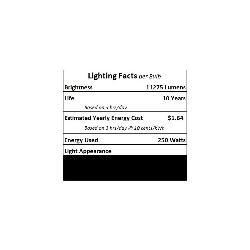 Technical Precision Replacement for Kandolite JDD 250W Clear E26 120V