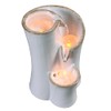 Haobos Indoor Water Fountain Imitation Ceramics Appearance Tabletop Fountain Relaxation