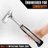 Mutt Tools Professional Brick Hammer - 20oz Heavy Duty Masonry