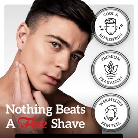 Mr. Fine Men's Aftershave - American Blend Fragrance, Soothing & Toning Post Shave Balm, Calms Razor Burn, Classic Barbershop Feel, Alcohol-Based Formula, Gentle for All Skin Types, 100ml