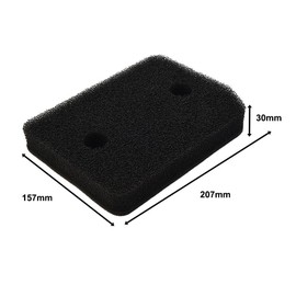 LALOCAPEYO 2 Pcs Replacement of Miele Dryer Bottom Filter 9164761 Foam Replacement Filter 207X157X30 for All Miele T1 Heat Pump Drum Dryers
