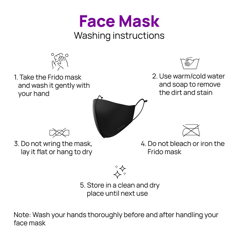 Frido Ultimate Copper Small Mask with Adjustable Ear Loops, Copper