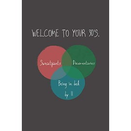 Welcome To Your 30's: Funny 30th Birthday Gift For Her, For Him, Girlfriend, Boyfriend, Best Friend, Husband To Write in Note