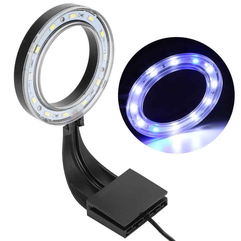 110‑240V Waterproof Aquarium Ring Clip Lamp LED Fish Tank Light