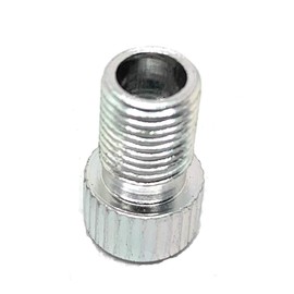 System-S Valve Adaptor Presta to Schrader from Bicycle Valve to Schrader Valve Colour Silver