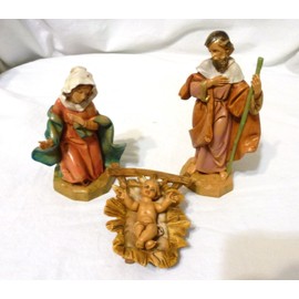 Fontanini by Roman Classic Holy Family Nativity Set, 3-Piece, 5-Inch Each