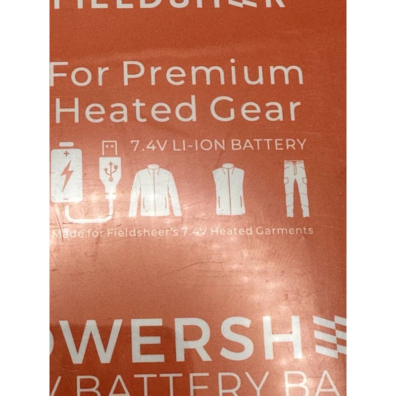 Fieldsheer Powersheer 7.4V LI-ION Battery Bank Plus With Charging Cable