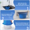IPOW 2Pack Extra Large Ice Block Molds,16LBS Reusable Giant Ice