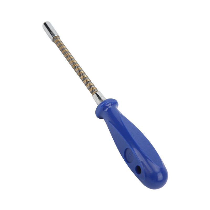 Flexible Hose Clamp Driver, 7mm Flexible Hex Screwdriver 90 Degree