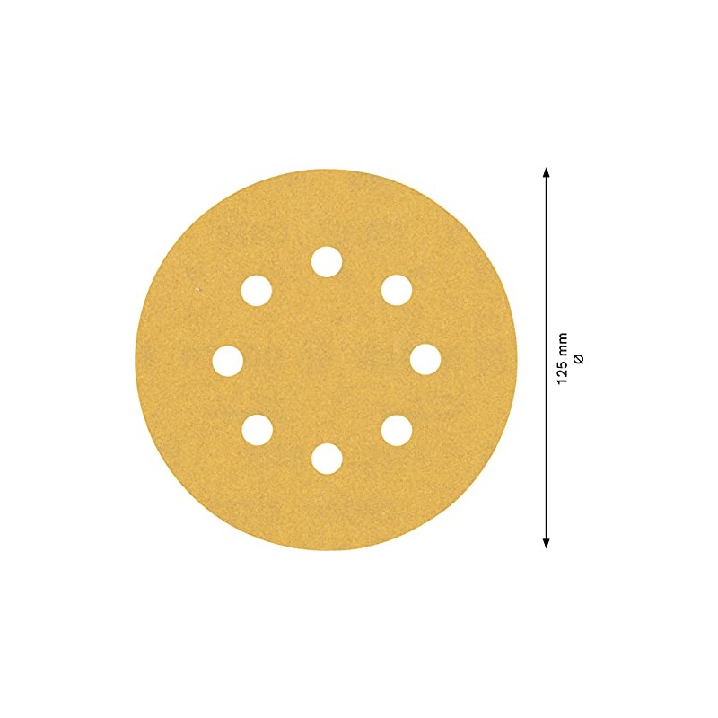 Bosch Professional 50x Expert C470 Sandpaper (Ø 125 mm, Grit