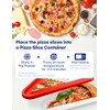OBNOCHE Pizza Slice Container, Tray and Saver, BPA Free 4