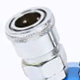 Air Hose Splitter, 1/4 in NPT Quick Connect Air Hose Splitter Coupler Air Compressor Splitter(Round 2 Way)