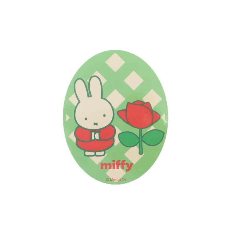 Miffy [Die Cut Sticker] Character Sticker/Rose Dick Bruna