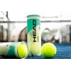 HEAD Unisex Adult 3B ONE-6DZ Padel Ball, Yellow, One Size