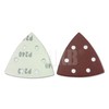 60 pieces HKB ® sanding triangles, 93 x 93 x