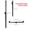 Extending Bank Stick Carp Fishing Adjustable Aluminum Bankstick Pole Rest