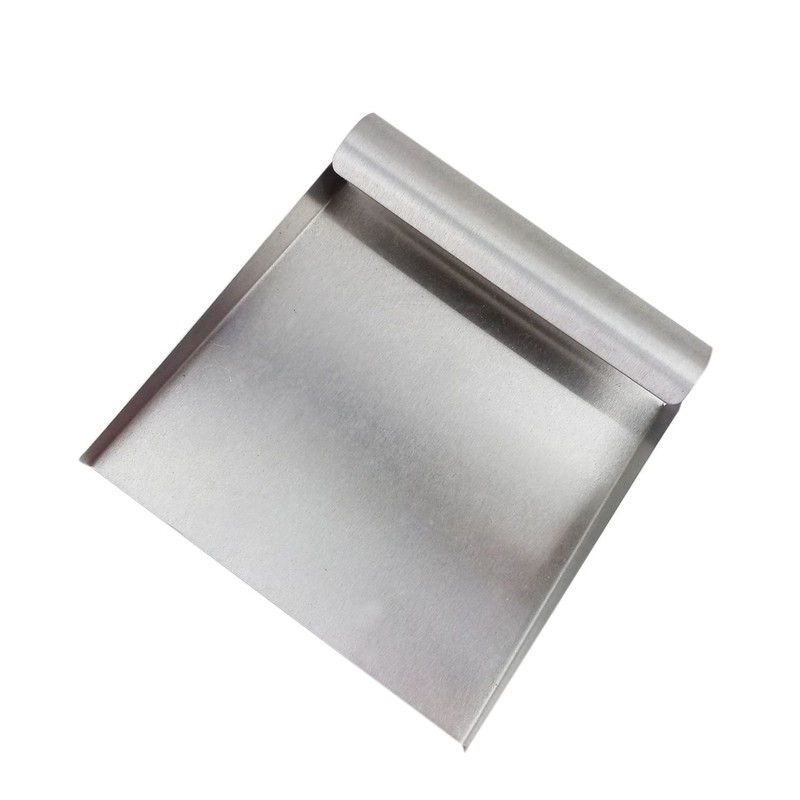 Proshopping Stainless Steel Scooper for Food, Large One-Piece Cast Square