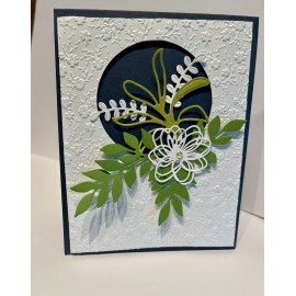 Stampin' Up! 4 Stampin' Up! Blank Any Occasion Splendid Day Embossed Flowers Card Kit DIY