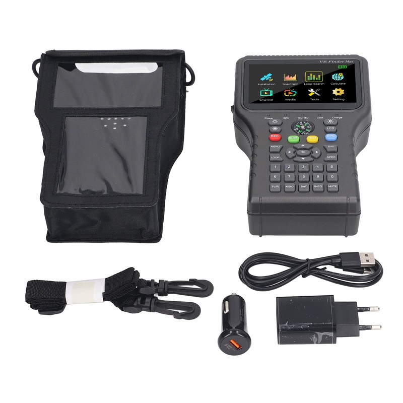 Satellite Finder with Compass Function 4000mAh 4.3in TFT LCD Display