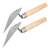 KONTONTY 2Pcs Multifunction Plastering Trowel Comfortable Handle Non Slip Design