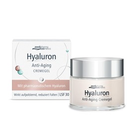 Hyaluronic Anti-Ageing Cream Gel I Reduces Wrinkles I with SPF30 I for an Even Skin I Gentle Fragrance