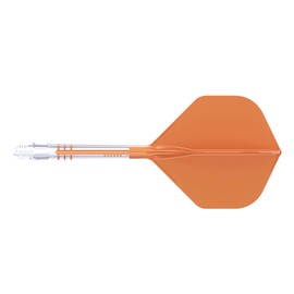CUESOUL Rust T19 Carbon Integrated Dart Wave and Flight, Large Standard Shape, Set of 3