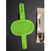 Pet Grooming Palm Brush Green