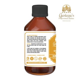 Gusteau's - Almond Flavor Bakery Emulsion, 4 fl oz (100ml) Alcohol Free, Sugar Free, Kosher (ALMOND KNIGHT)