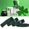 Barry.Wang Solid Green Belt for Men Cowhide Leather with Ratchet