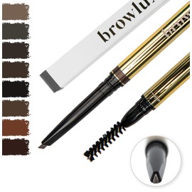 browluxe Ultra Precision Eyebrow Pencil | Nutmeg | Infused With Castor Oil | Waterproof & Smudge Proof