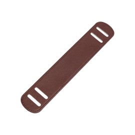 SM SunniMix Leather Shoulder Strap Pad Fixing Thick PU Leather Bag Strap Cushion for Handbag, brown L