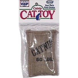 Vo-Toy`s Catnip Cat Toy Burlap Bag