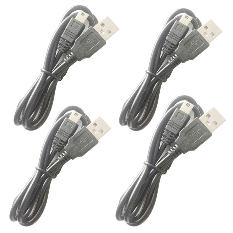 2-Pack USB 2.0 A to Mini-B 5 Pin USB Data