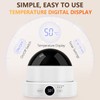 Electric Nail Soaking Bowl, Adjustable Temperature Heated Nail Soak off