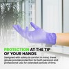 Biodegradable Nitrile Gloves, Small Size, 100 Pack, Disposable, Eco-Friendly, Compostable