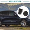 ACROPIX Black 14mm Hole Dia Car Door Trim Fender Plastic