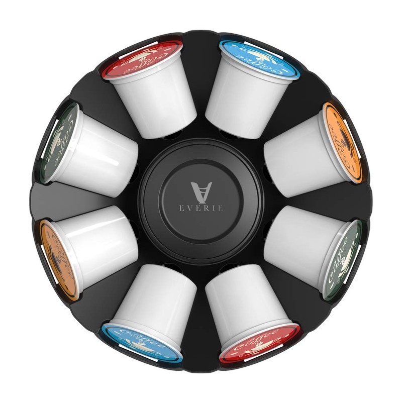 EVERIE Coffee Pod Storage Carousel Holder Organizer Compatible with 40