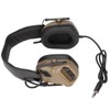 Military Headphone Retractable Foldable Hunting Headphone with Microphone for 20.5in~25.2in