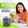 Super Greens Powder with Mushroom Large 300g 35 Nutrient Dense