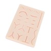 Suture Practice Pad Reusable Silicone Sature Training Skin Pad with