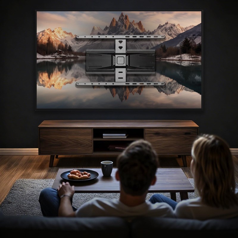 PUTORSEN Ultra-Slim TV Wall Mount for Most 43-90 Inch TVs,