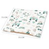 Changing Mat for Babies, 72 x 75 cm, Soft Cotton,