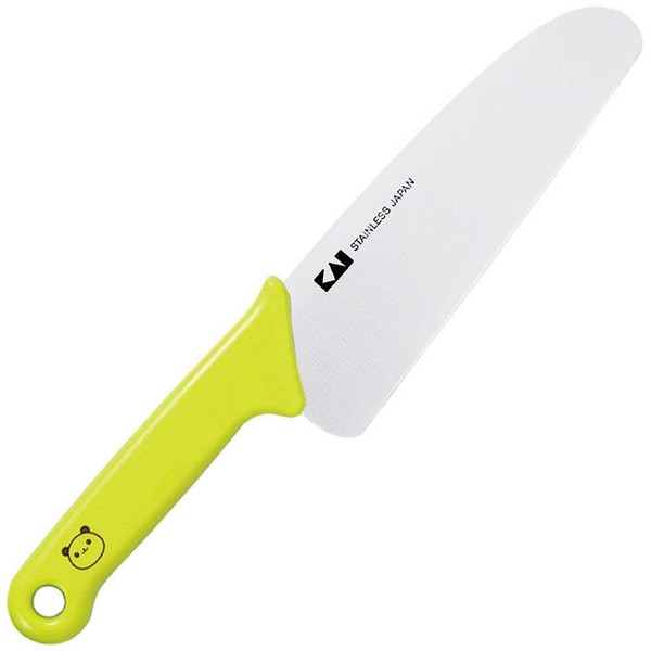Kai Little Chef Club Children's Stainless Steel Knife 125mm(4.92 inches) Very Sharp And Perfect For Smaller Hands For Kids Cooking Classes