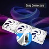 AeroCool Link 3-Pack Fan for PC Case, Triple Pack 120mm