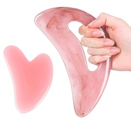 XUANZHI Gua sha Massage Tool,Resin Lymphatic Drainage Massager,Guasha Scraping Tool Body Sculpting Anti Cellulite Tools for Men and Women, Muscle Scraping Tool for Back, Neck, Face, Leg Massage