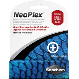Seachem NeoPlex 5g Treats External Fungal and Bacterial Fish Disease Infections