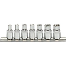 KS Tools 918.4355 1/4" CHROMEplus TX E socket set, 7 pcs