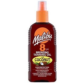 Malibu Tanning Oil With Coconut SPF 8 200ml