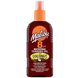 Malibu Tanning Oil With Coconut SPF 8 200ml