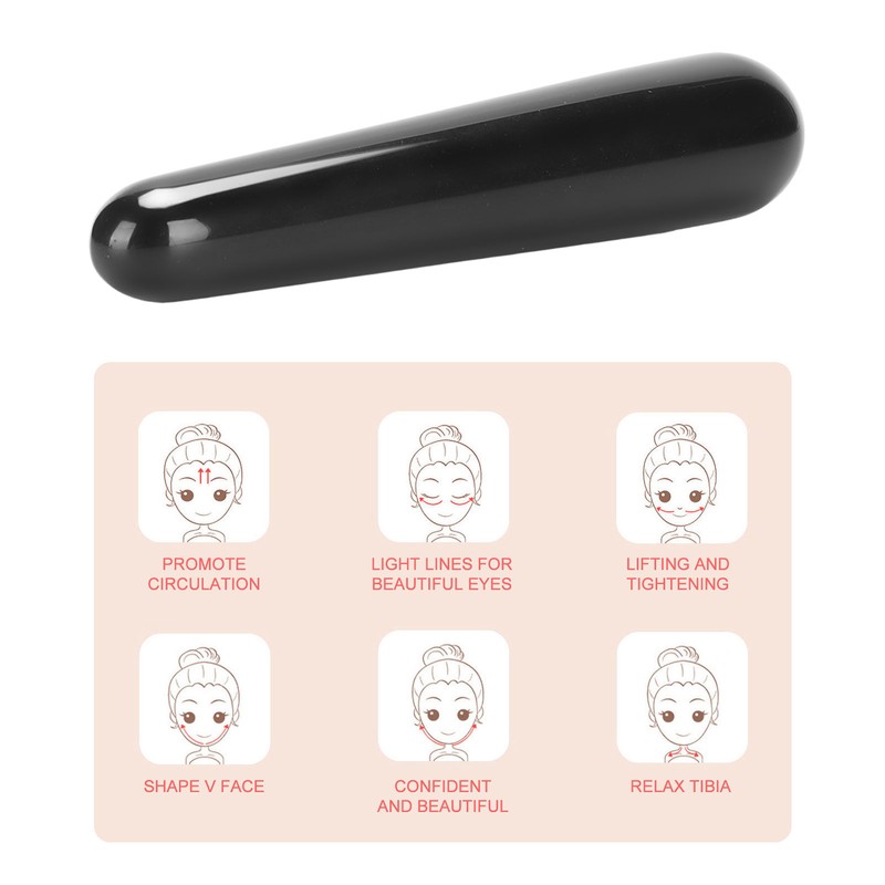 Gua Sha Stick Natural Jadestone Acupuncture Point Massage Stick Guasha